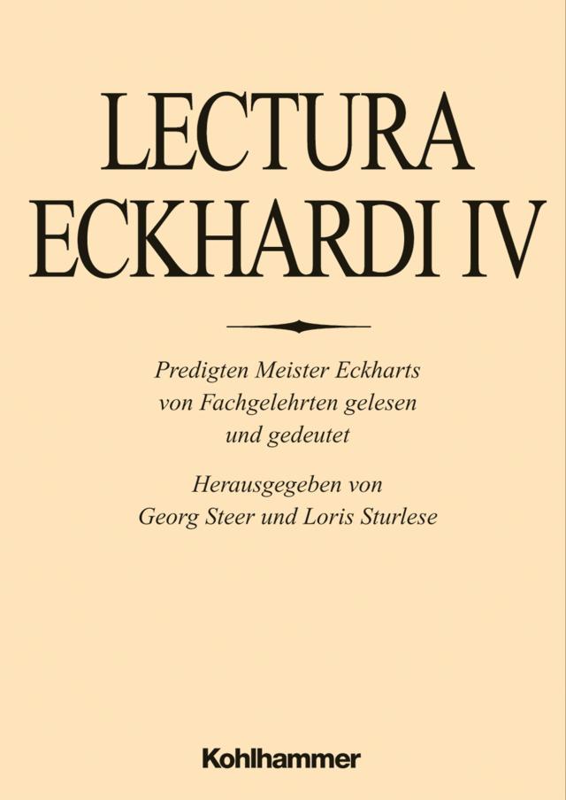 Lectura Eckhardi IV