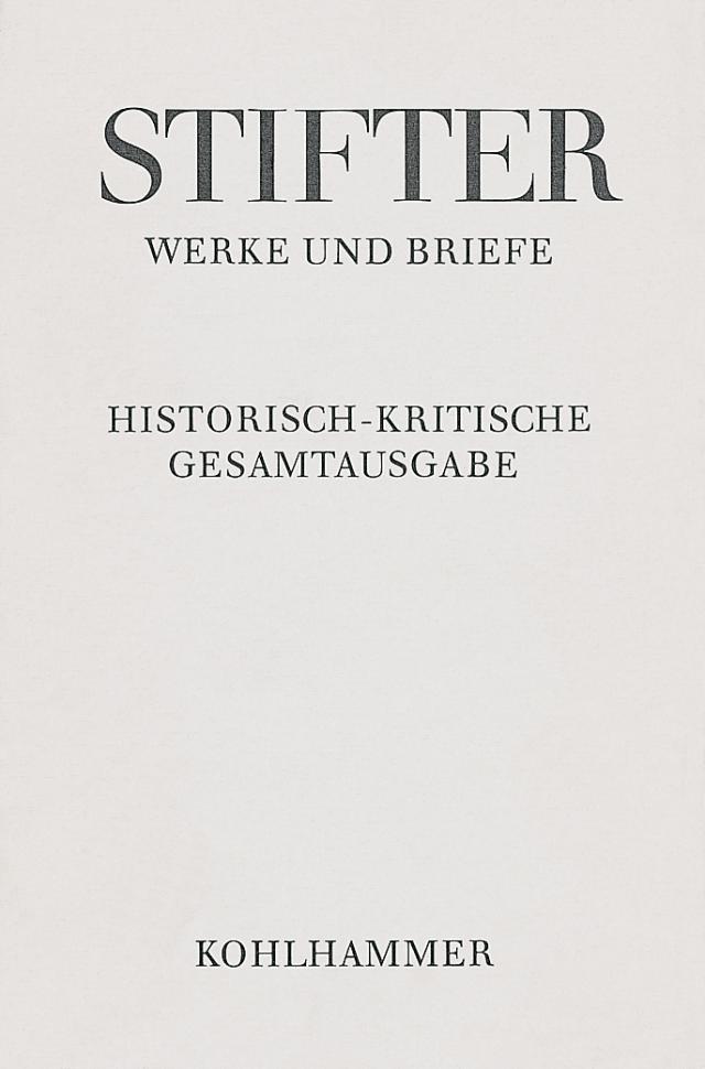 Briefe von Adalbert Stifter 1849-1853