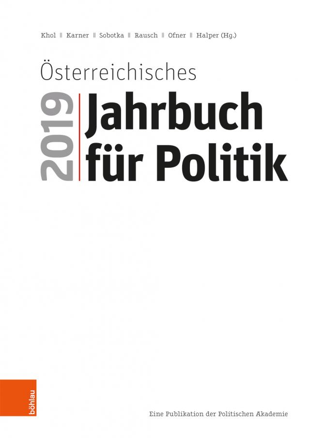 Österreichisches Jahrbuch für Politik 2019
