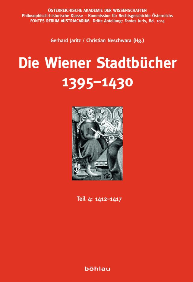 Die Wiener Stadtbücher 1395-1430