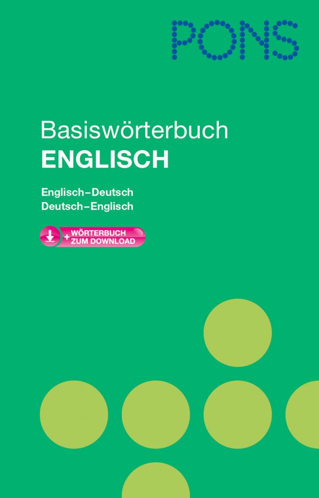PONS Basiswörterbuch Englisch-Deutsch/Deutsch-Englisch