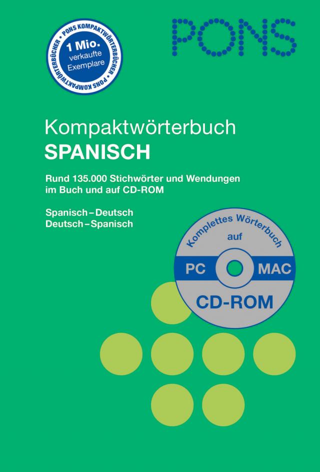 PONS Kompaktwörterbuch Spanisch-Deutsch/Deutsch-Spanisch