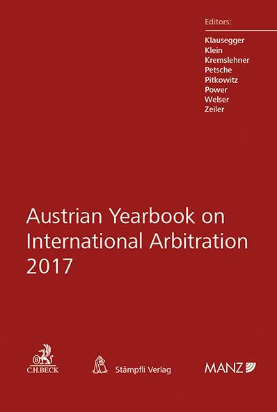 Austrian Yearbook on International Arbitration 2017