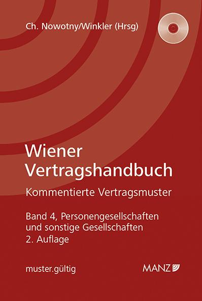 Wiener Vertragshandbuch Personen- und sonstige Gesellschaften