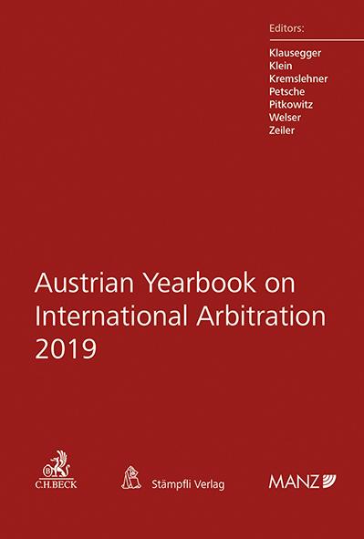 Austrian Yearbook on International Arbitration 2019