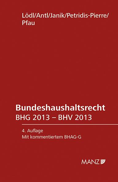 Bundeshaushaltsrecht BHG 2013