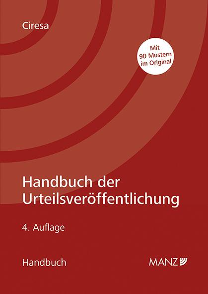 Handbuch der Urteilsveröffentlichung