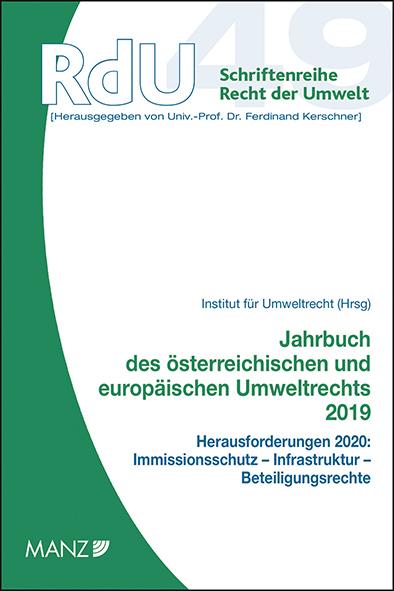 Jahrbuch des österreichischen und europäischen Umweltrechts 2019