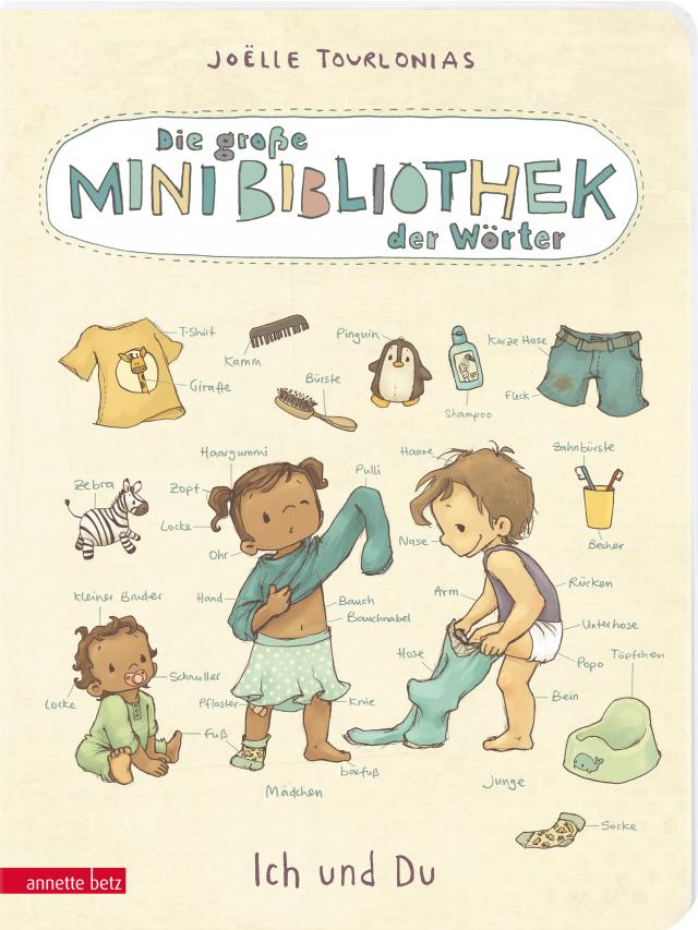 Die große Mini-Bibliothek der Wörter - Ich und Du: Pappbilderbuch für Kinder ab 24 Monaten (Die Mini-Bibliothek der Wörter)