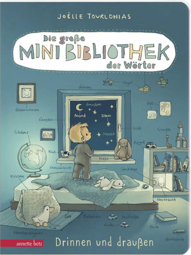 Die große Mini-Bibliothek der Wörter - Drinnen und draußen: Pappbilderbuch für Kinder ab 24 Monaten (Die Mini-Bibliothek der Wörter)
