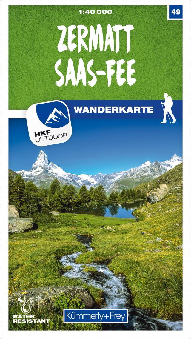Zermatt - Saas-Fee Nr. 49 Wanderkarte 1:40 000