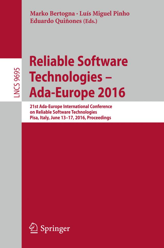 Reliable Software Technologies – Ada-Europe 2016