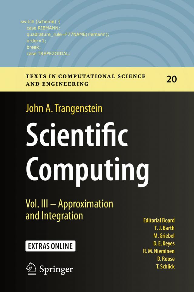 Scientific Computing Vol. III - Approximation and Integration
