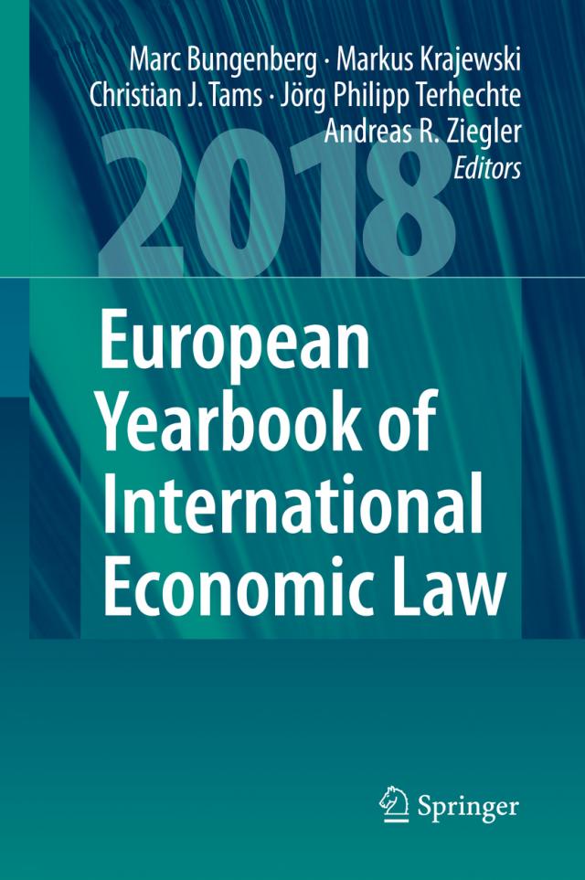 European Yearbook of International Economic Law 2018