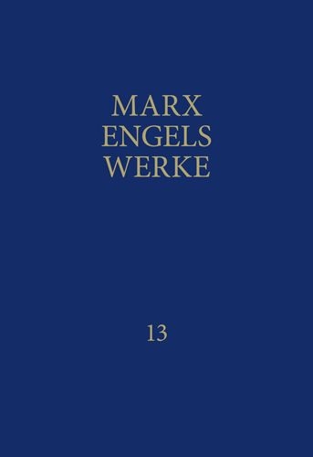 MEW / Marx-Engels-Werke Band 13