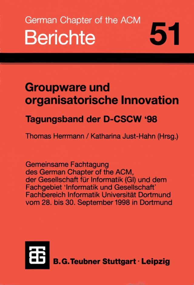 Groupware und organisatorische Innovation