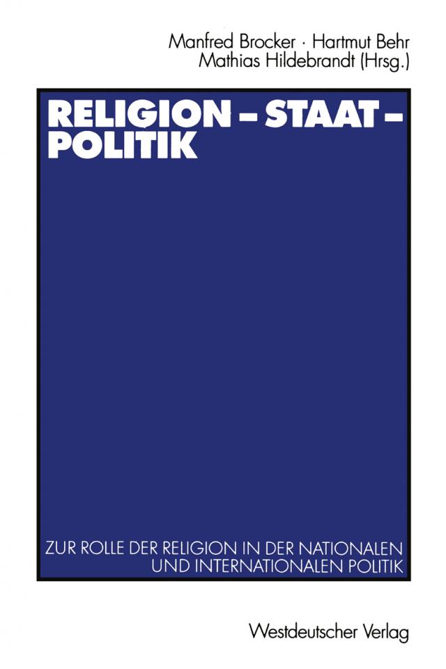 Religion — Staat — Politik