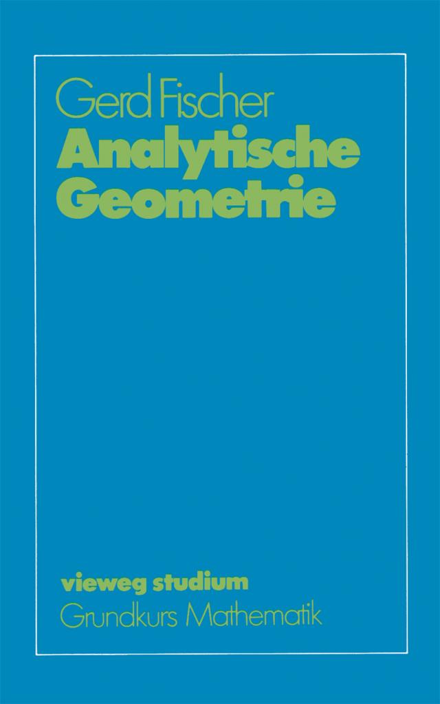 Analytische Geometrie