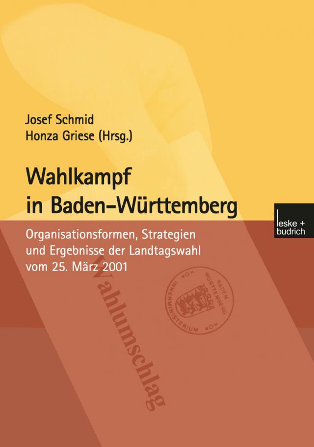 Wahlkampf in Baden-Württemberg