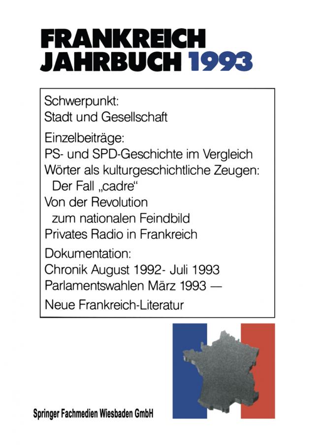 Frankreich-Jahrbuch 1993
