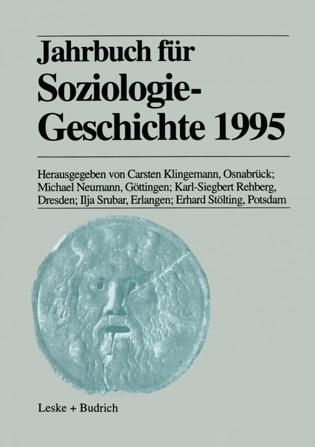 Jahrbuch für Soziologiegeschichte 1995