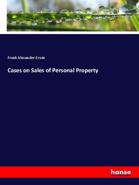 Cases on Sales of Personal Property