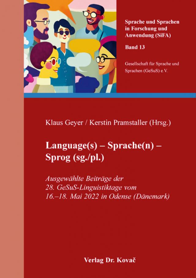Language(s) – Sprache(n) – Sprog (sg./pl.)