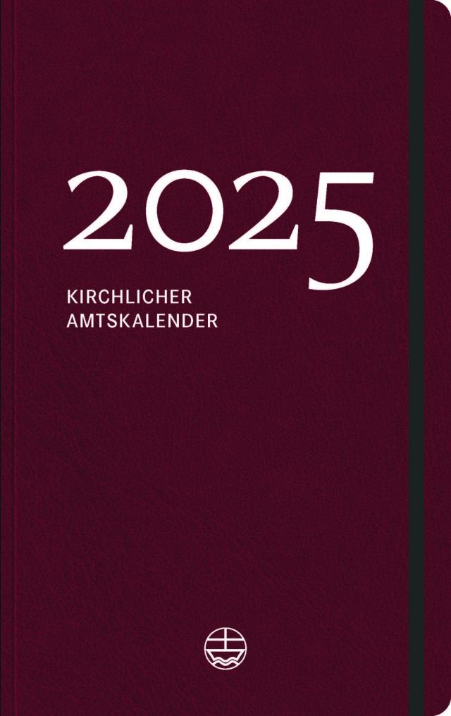 Kirchlicher Amtskalender 2025 – rot