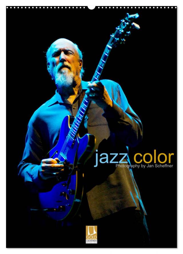 jazz color (Wandkalender 2024 DIN A2 hoch), CALVENDO Monatskalender
