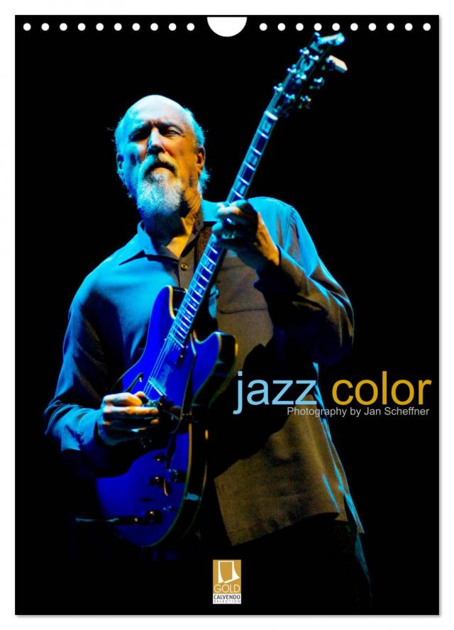 jazz color (Wandkalender 2024 DIN A4 hoch), CALVENDO Monatskalender