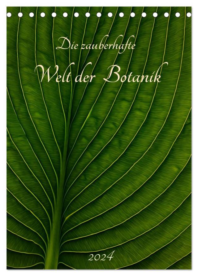 Die zauberhafte Welt der Botanik (Tischkalender 2024 DIN A5 hoch), CALVENDO Monatskalender