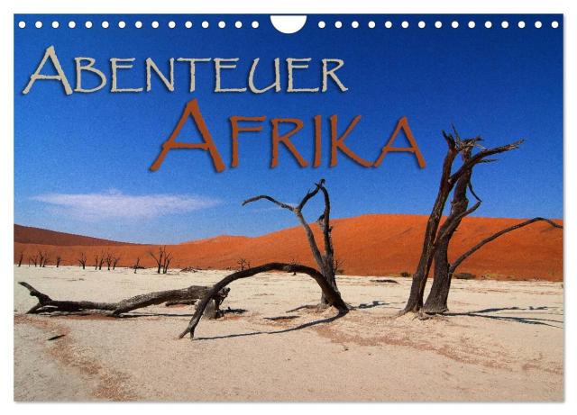 Abenteuer Afrika (Wandkalender 2024 DIN A4 quer), CALVENDO Monatskalender