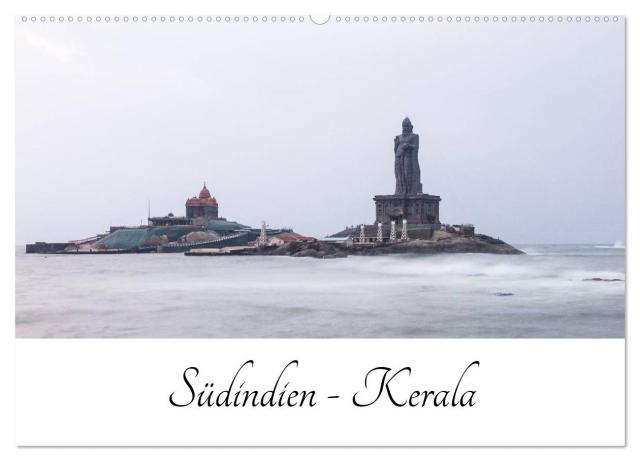 Südindien - Kerala (Wandkalender 2024 DIN A2 quer), CALVENDO Monatskalender