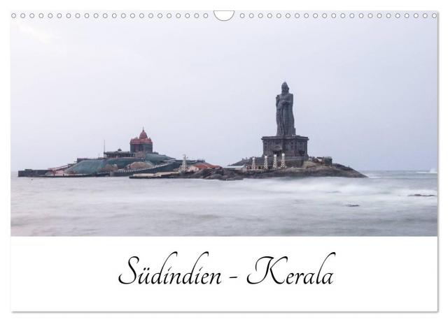 Südindien - Kerala (Wandkalender 2024 DIN A3 quer), CALVENDO Monatskalender