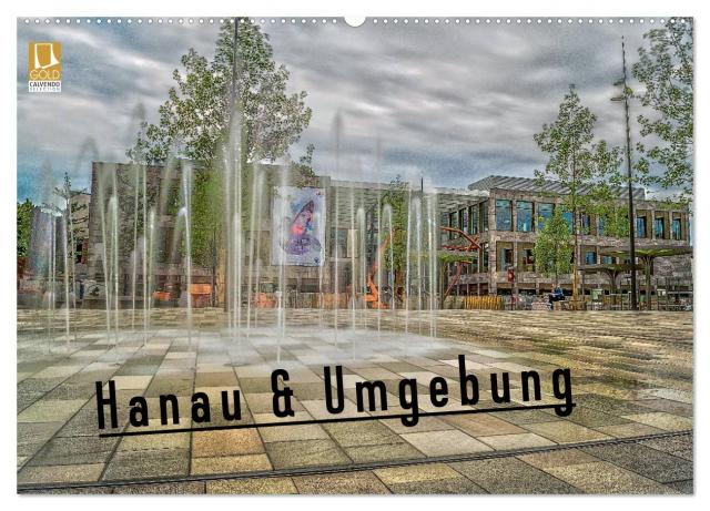 Hanau und Umgebung (Wandkalender 2024 DIN A2 quer), CALVENDO Monatskalender