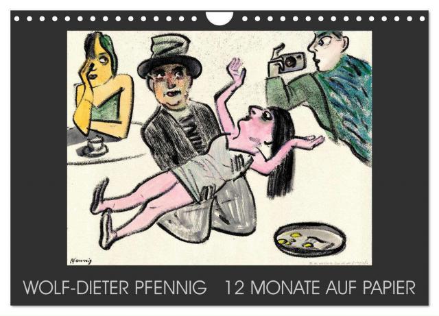 Wolf-Dieter Pfenning – 12 Monate auf Papier (Wandkalender 2024 DIN A4 quer), CALVENDO Monatskalender