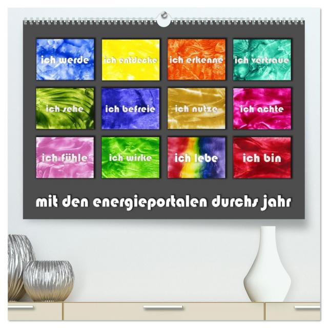 mit den energieportalen durchs jahr (hochwertiger Premium Wandkalender 2024 DIN A2 quer), Kunstdruck in Hochglanz