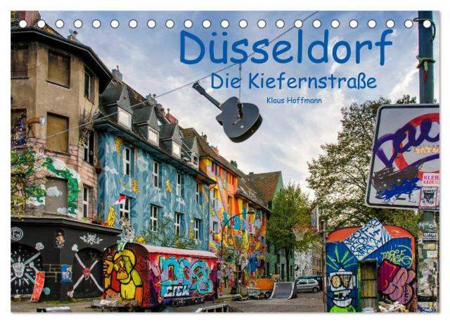Düsseldorf - Die Kiefernstraße (Tischkalender 2024 DIN A5 quer), CALVENDO Monatskalender