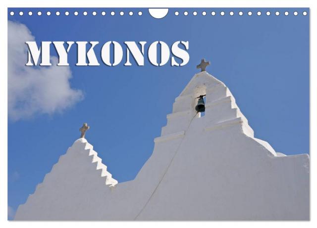 MYKONOS - Insel des Jetset (Wandkalender 2024 DIN A4 quer), CALVENDO Monatskalender