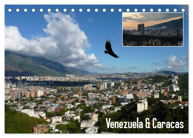 Venezuela & Caracas (Tischkalender 2024 DIN A5 quer), CALVENDO Monatskalender