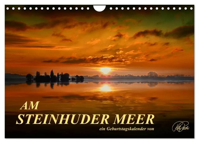 Am Steinhuder Meer / Geburtstagskalender (Wandkalender 2024 DIN A4 quer), CALVENDO Monatskalender