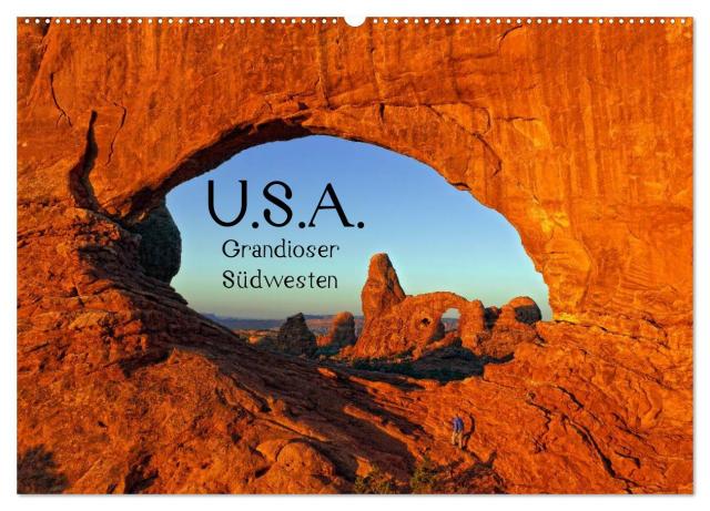USA - Grandioser Südwesten (Wandkalender 2024 DIN A2 quer), CALVENDO Monatskalender