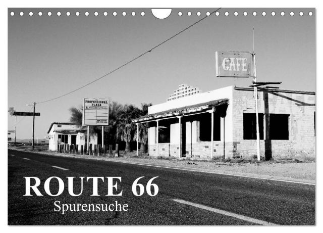 Route 66 (Wandkalender 2024 DIN A4 quer), CALVENDO Monatskalender
