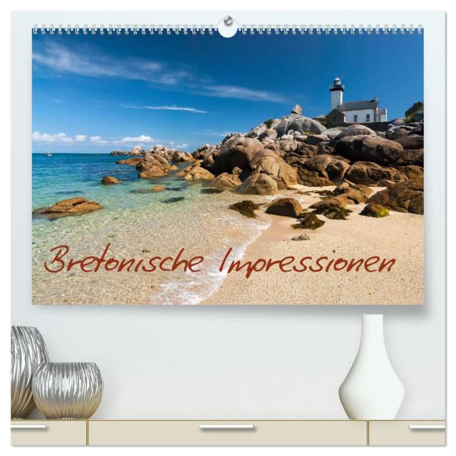 Bretonische Impressionen (hochwertiger Premium Wandkalender 2024 DIN A2 quer), Kunstdruck in Hochglanz