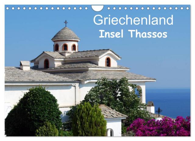 Griechenland - Insel Thassos (Wandkalender 2024 DIN A4 quer), CALVENDO Monatskalender