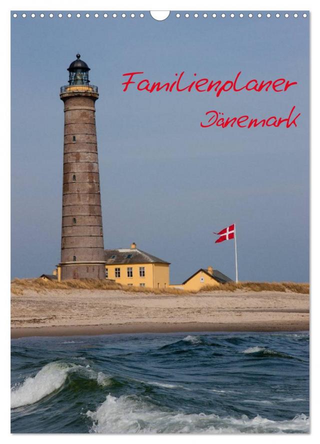 Familienplaner Dänemark (Wandkalender 2024 DIN A3 hoch), CALVENDO Monatskalender