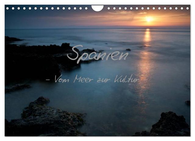 Spanien (Wandkalender 2024 DIN A4 quer), CALVENDO Monatskalender
