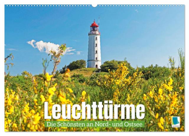 Leuchttürme: Die Schönsten an Nord- und Ostsee (Wandkalender 2024 DIN A2 quer), CALVENDO Monatskalender