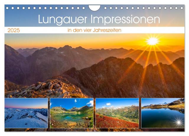 Lungauer Impressionen (Wandkalender 2025 DIN A4 quer), CALVENDO Monatskalender