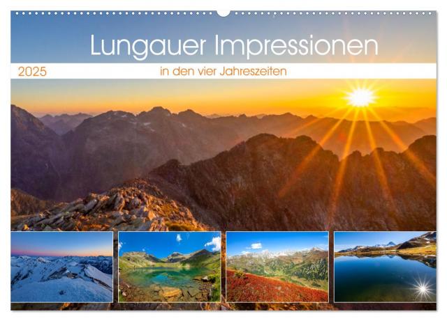 Lungauer Impressionen (Wandkalender 2025 DIN A2 quer), CALVENDO Monatskalender